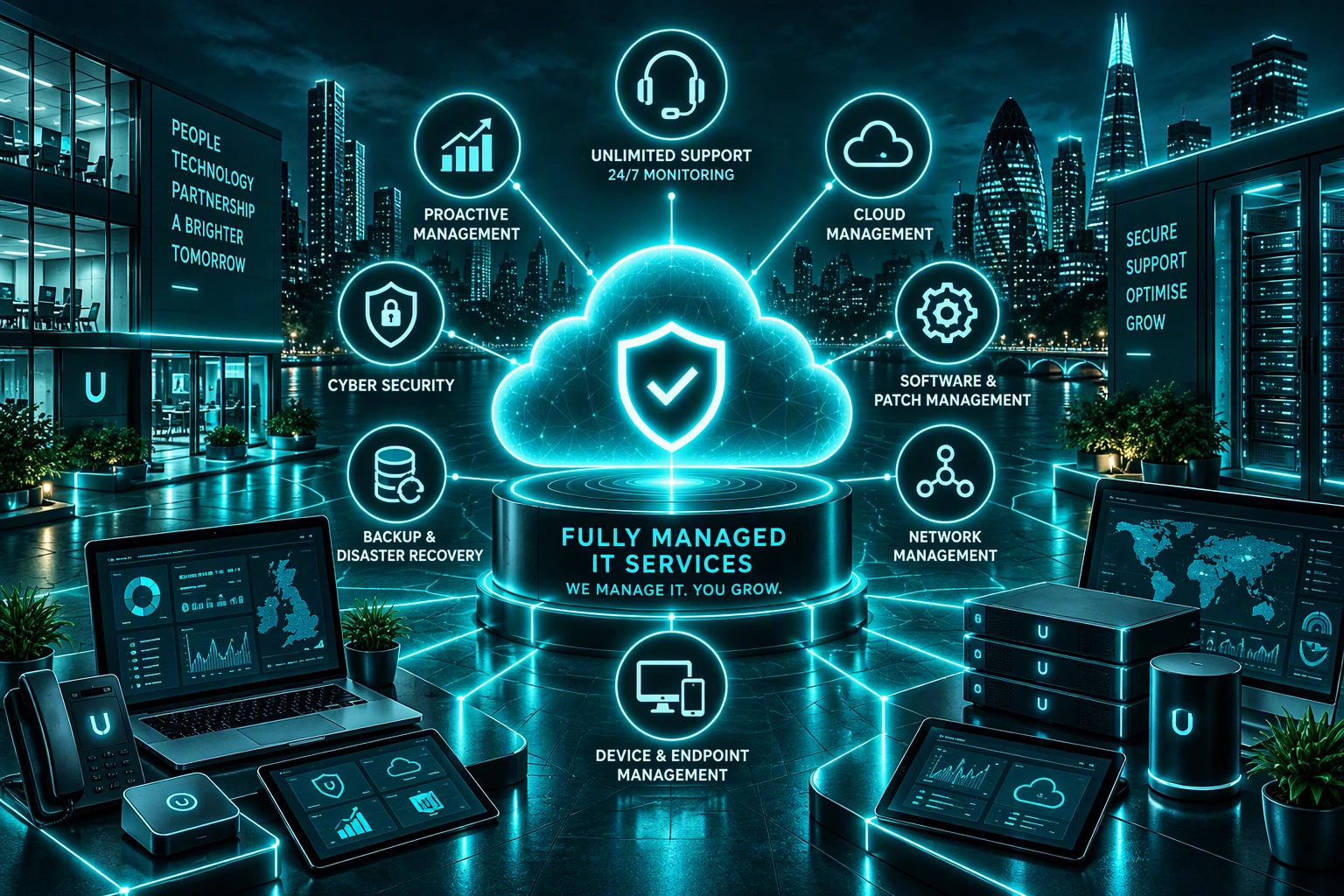 Fully Managed IT services Hero BG